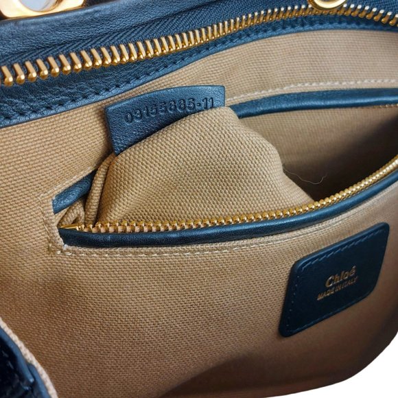 Chloe Goldie Medium Black Leather Shoulder Bag - Picture 16 of 16